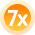 7x